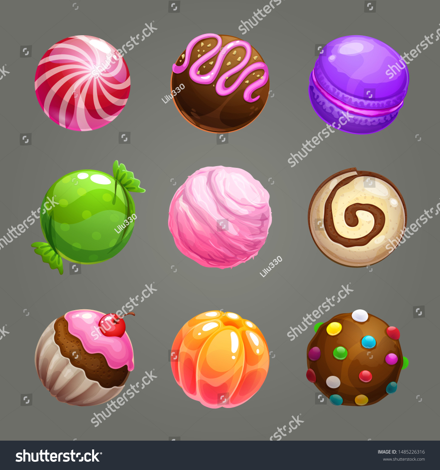 stock-vector-candy-balls-set-round-sweet-assets-for-game-design-vector-gui-elements-1485226316