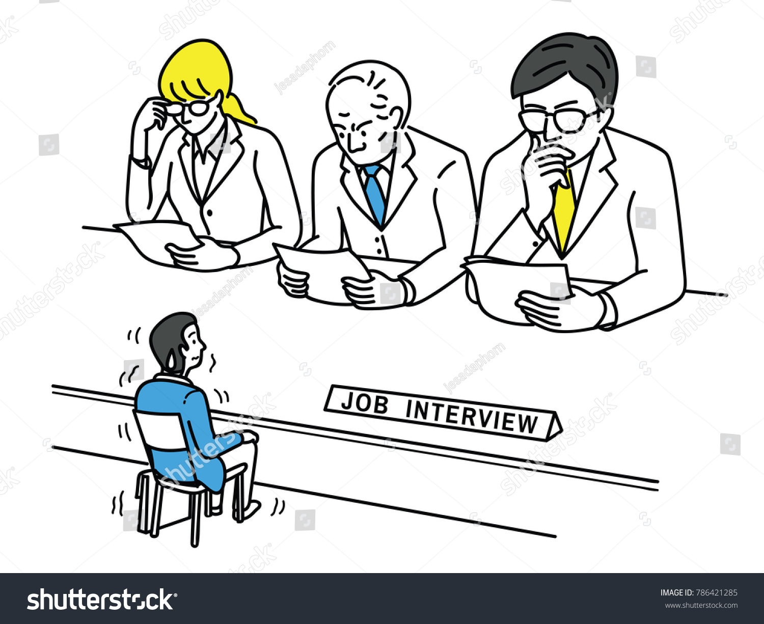 stock-vector-funny-vector-illustration-of-young-man-an-applicant-feel-nervous-and-himself-very-small-size-786421285