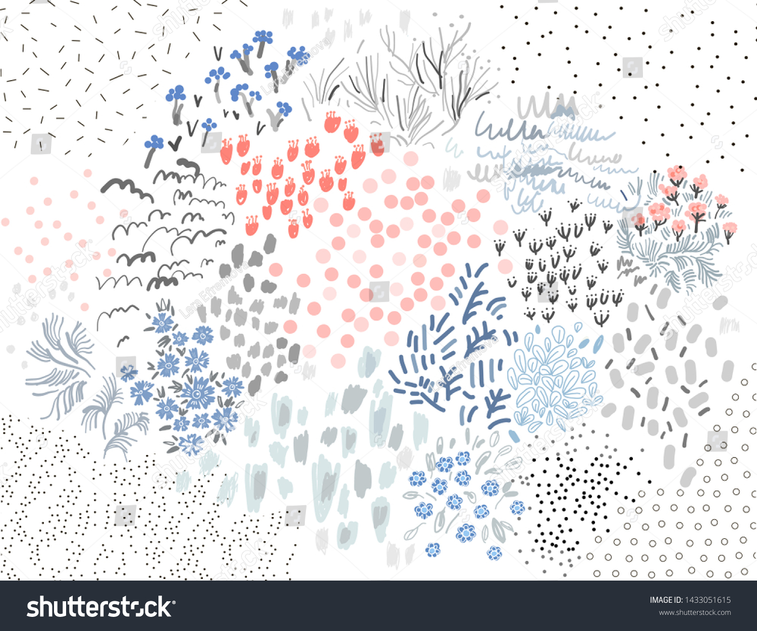 stock-vector-gentle-floral-background-artistic-header-with-flowers-and-leaves-vector-1433051615