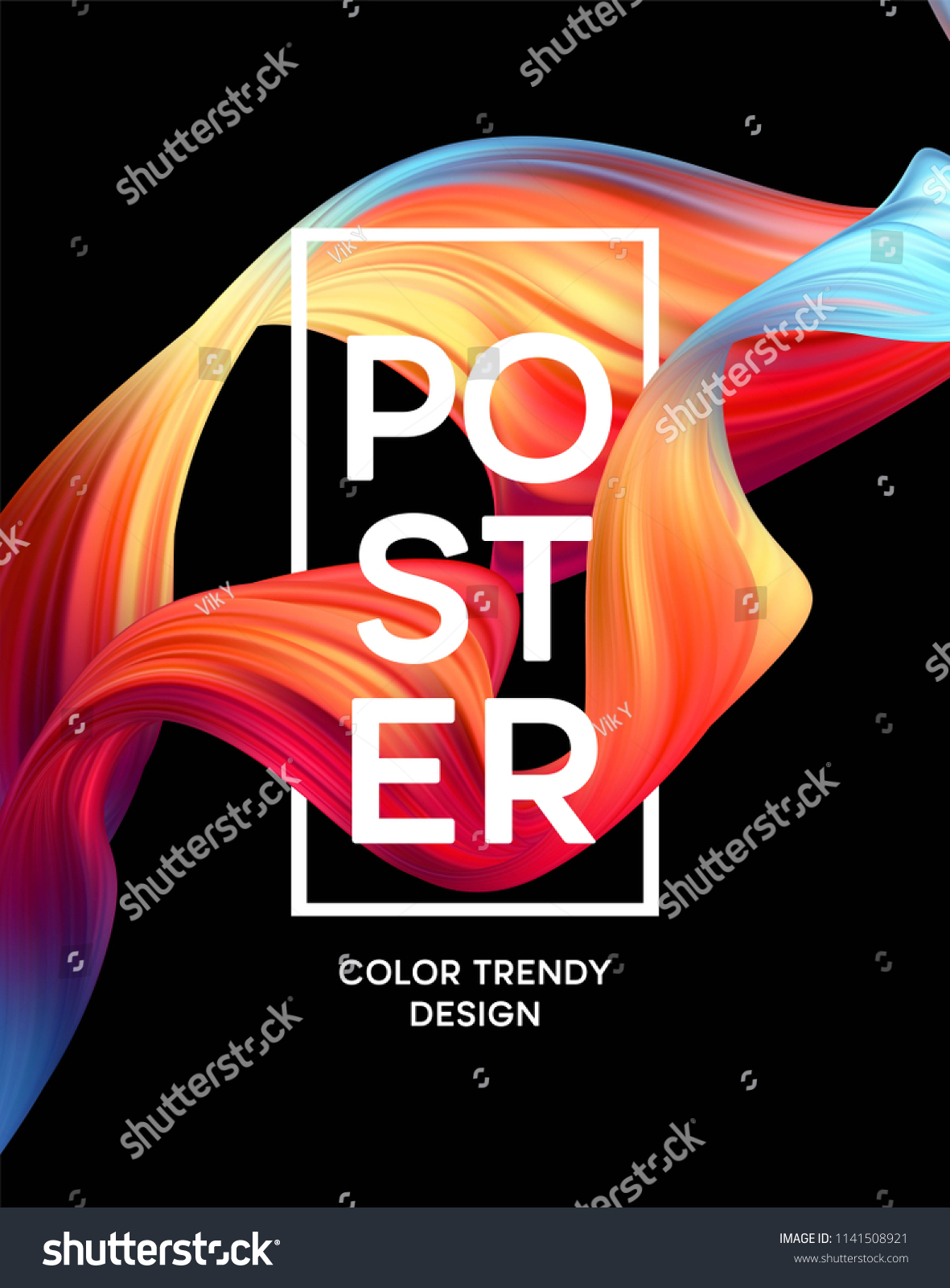stock-vector-modern-colorful-flow-poster-wave-liquid-shape-in-blue-color-background-art-design-for-your-1141508921