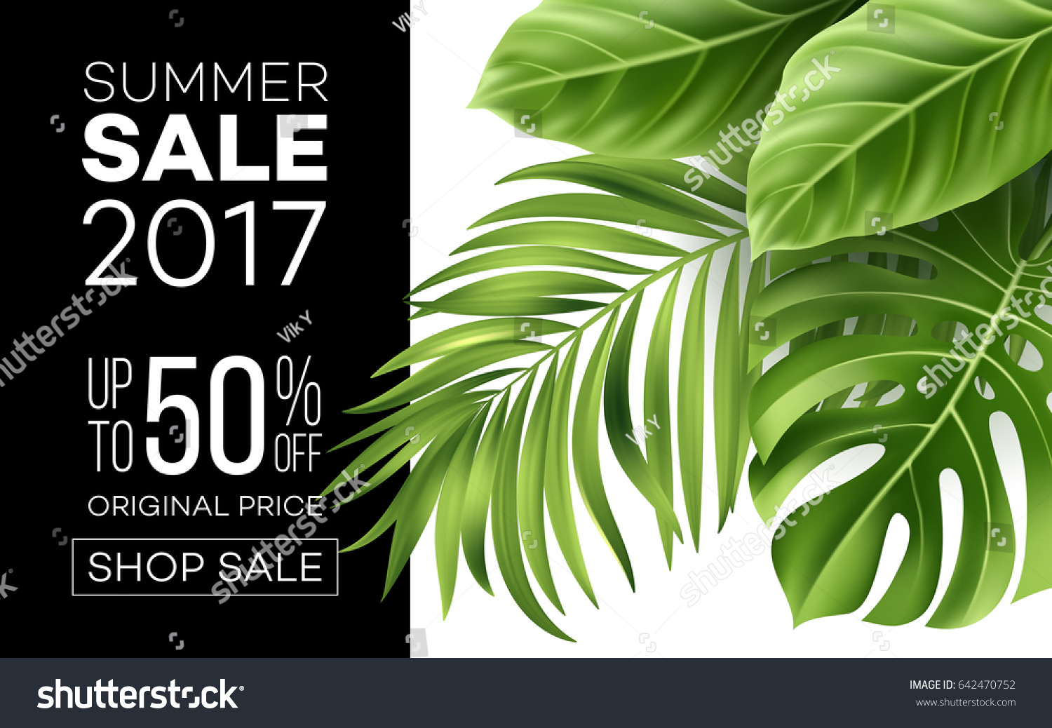 stock-vector-sale-banner-poster-with-palm-leaves-jungle-leaf-and-handwriting-lettering-floral-tropical-summer-642470752