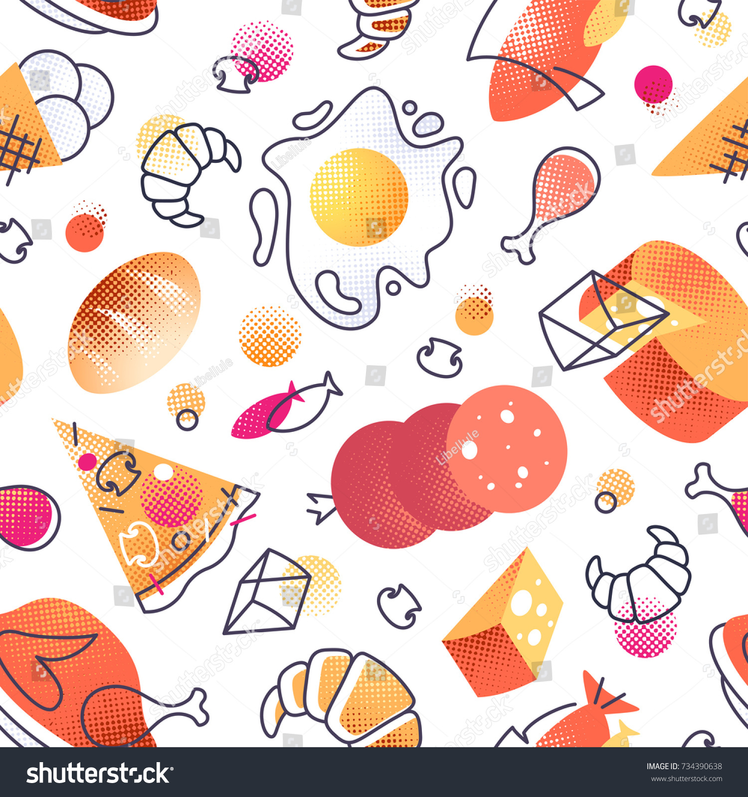 stock-vector-seamless-pattern-with-gastronomy-icons-vector-cuisine-and-fast-food-cafe-bright-background-for-734390638