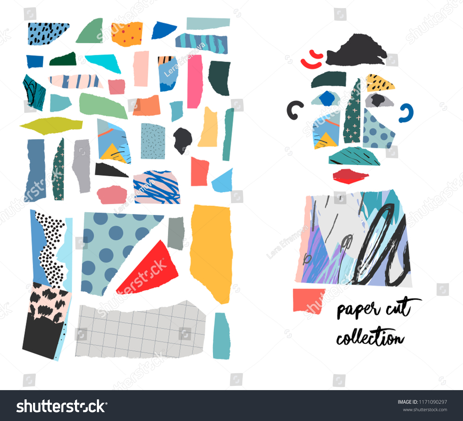 stock-vector-set-with-paper-cut-pieces-different-shapes-and-hand-drawn-textures-creative-fun-collage-1171090297